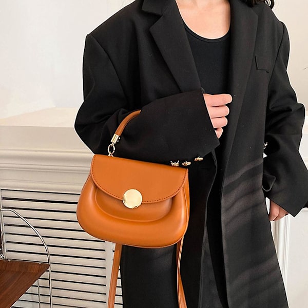 Liten Messenger Väska för Kvinnor Crossbody Handväska Axelrem Reseväskor Khaki