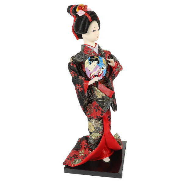 Työpöydän Koriste Apanese Nuken Kimono Nuken Geisha Oriental Nuken Sushi Baarin Koristeet Japanilainen Maiko NukenB Black 27X10X10CM