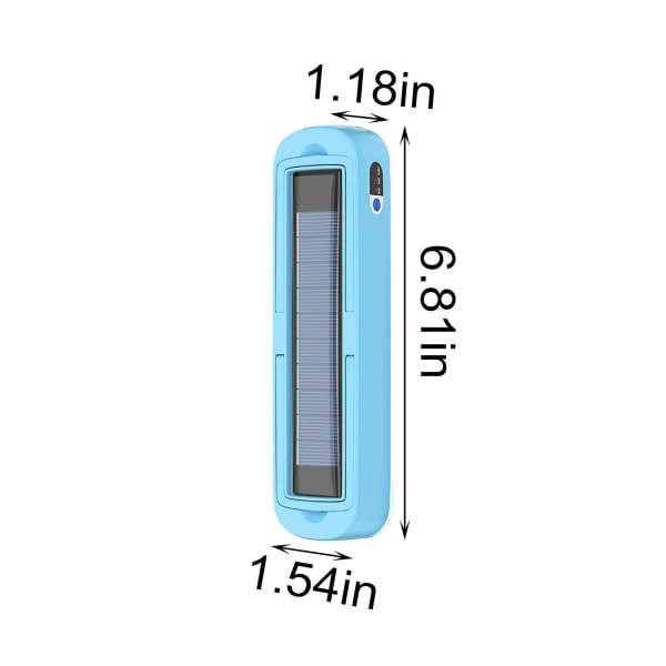 Magnetisk Suspension USB Solcelle, Sort Madopbevaringsbeholdere Køkkenredskabsarrangør Vaskesvamp Holder Mea C