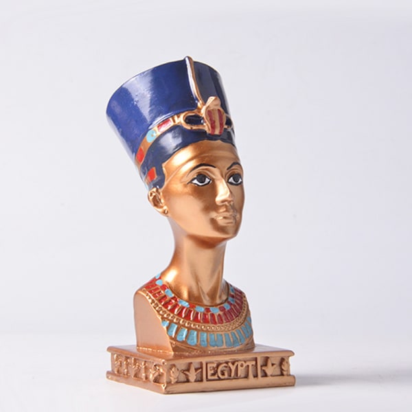 Koti Ornamentti Figuraatti Käsinmaalattu Juhlalahja Veistos Vintage Hartsi Käsityöpöytä Pienoismalli Antiikki Egyptin Faaraon Työpöytäpatsas