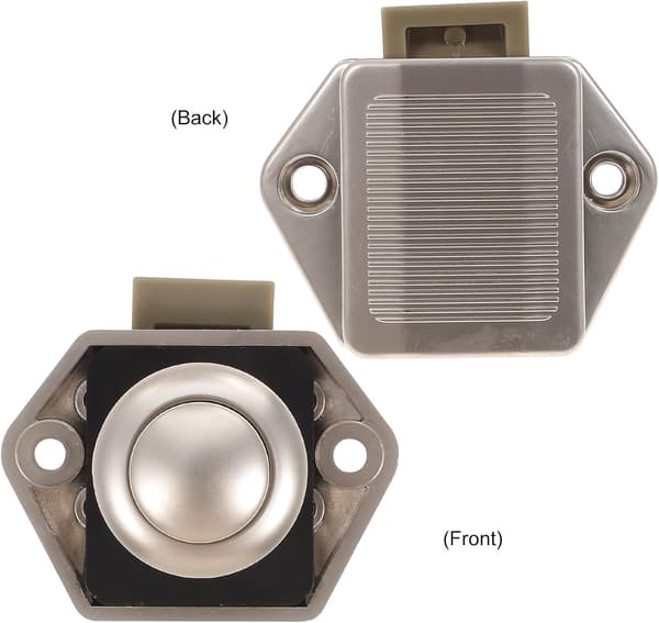 Keyless Push Button Lock for RVs, Cabinet Doors, and Drawers in Minimalist Style