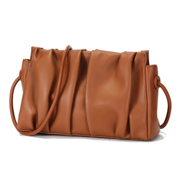 Liten skinnveske for kvinner og jenter - skulderveske, messenger-veske, crossbody-veske, satchel, tote-veske, svart