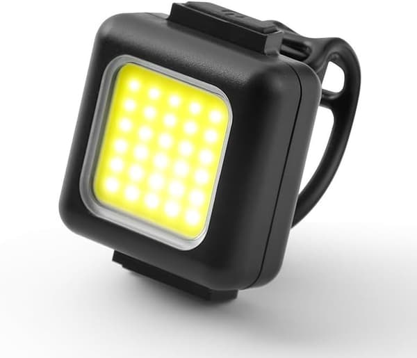 Mini USB Rechargeable Bike Light Set: Ultra-Bright Headlight & Rear LED Taillight — 3 Lighting Modes (2-Pack)