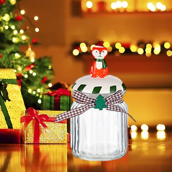 Juletræ Santa Slik Skål, 5,9 Tommer Slik Skål Til Slik, Nødder Og Potpourri, Fremstillet Af Fin Ler C