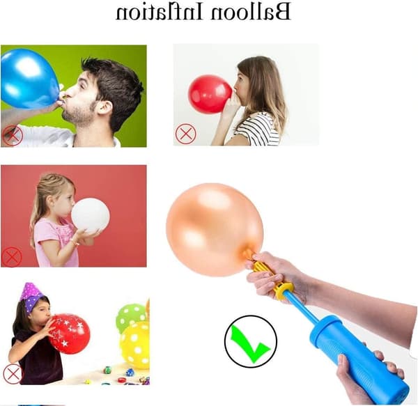 Manuaalinen ilmapallopumppu ilmapallojen täyttölaite ilmapallopumppu g