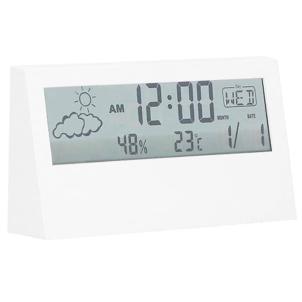 Multifunctional Electronic Alarm Clock with Temperature and Humidity Display Digital Clock for Home