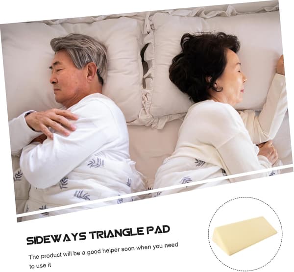 Side-lying Turning Wedge Pillow for Sleeping, Pressure Sore Prevention Pillow, Soothing