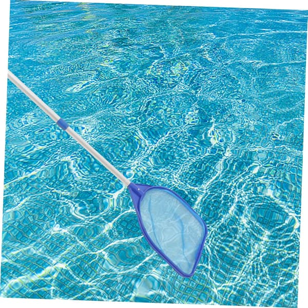 Pool Net 3-piece Extendable Leaf Skimmer Fishing Net No Tool