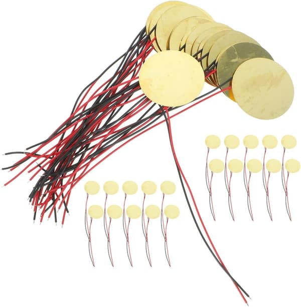40 st Piezo Trigger Buzzer Discs för akustiska instrumenttillbehör