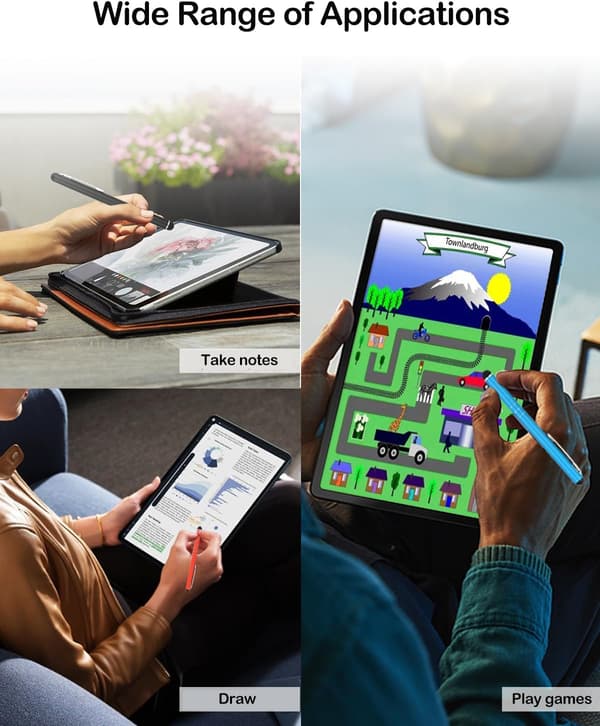 Styluspenne til touchskærme, 5-pak Universal Kapacitiv Tablet Pen