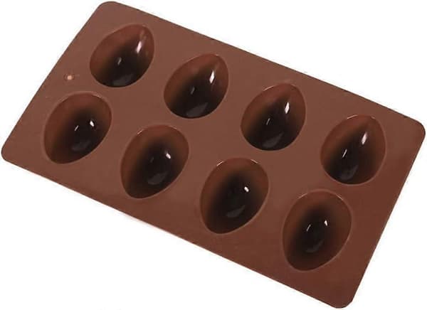 8 Silicone Easter Molds for Chocolate, Soap, Baking Decoration, Easy Release