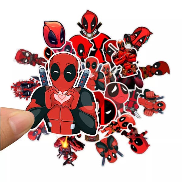 35 st Deadpool Marvel Superhjälte Serier Tecknade Anime Karaktär Graffiti Stickers