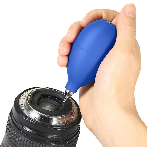 Squeeze Ball Pump Duster kuulokojeille, silikoninen kädessä pidettävä pölypussi kuulolaitteille Kameran linssien watch (4 kpl)