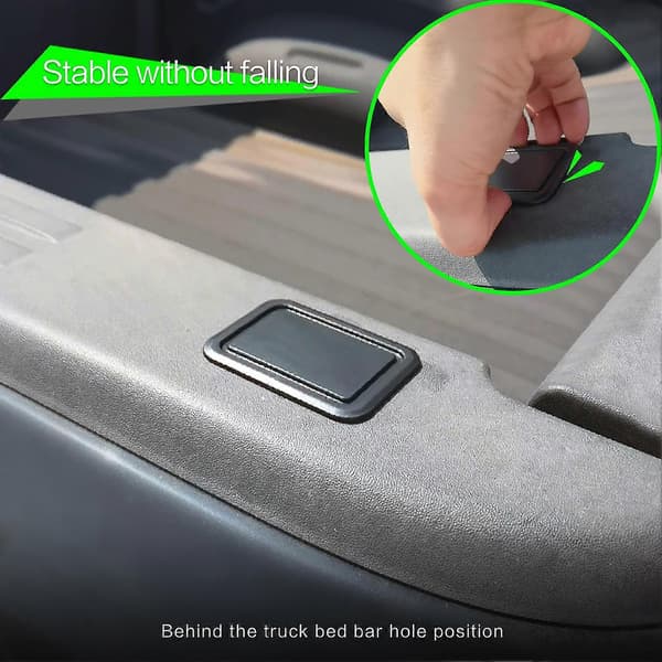 Mengxi 2 stk. Stake Pocket Covers Erstatning Biltilbehør Lastebiler Plan Stake Pocket Covers For Dodge Ram Ram 2019-2021 Plan