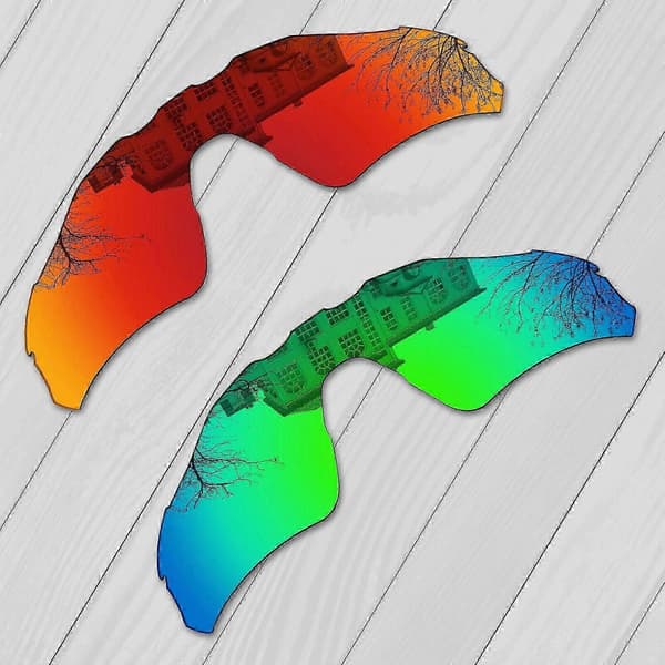 Oakley Radar EV Path OO9208 Erstatningslinser og næsepude-sæt Rød+Grøn Red+Green
