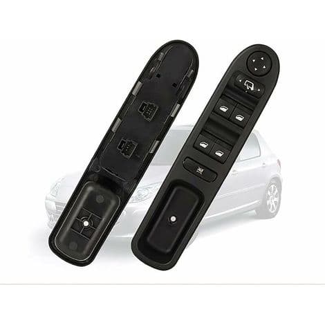 Ulisem – Power Window Switch for Driver's Side – Compatible with Peugeot 307 CC 3B – ABS Material – Easy Installation