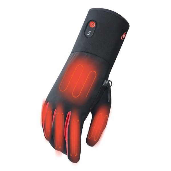 Uppvärmda handskar Uppladdningsbart litiumbatteri 3 temperaturinställningar Elektriska värmehandskar för män kvinnor för sport utomhus
