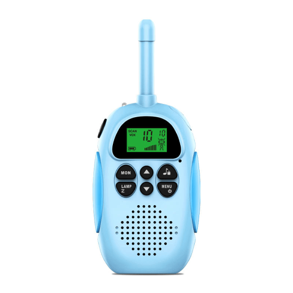 Genopladelig børne walkie talkie, FM-radio LED øjenrækkevidde, Ridning Gåtur Camping Løb, Bedste gavelegetøj til børn 3-12 år