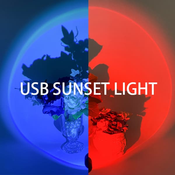 Älykäs SOVELLUS Väri Auringonlasku Lamppu Led Projektori Kodinsisustus Valokuva