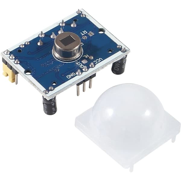 5st HC-SR501 PIR Infraröd Sensor IR Människokroppsrörelsemodul för Arduino för Raspberry Pi (Blå)