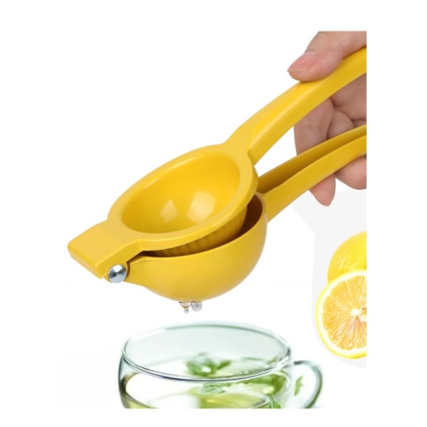 Manuel citronpresserhåndtag Citruspresser - Robust og ergonomisk - Anti-korrosion - til citron, appelsin eller andre frugter - Lavet af legering
