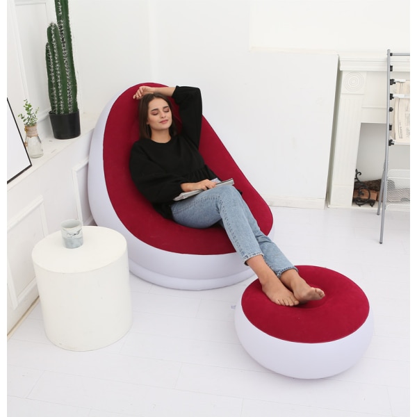 Puhallettava sohva Polyesteri puhallettava retkeilysohva, taitettavat lepotuolit, ilmapatjat Para Estrenar