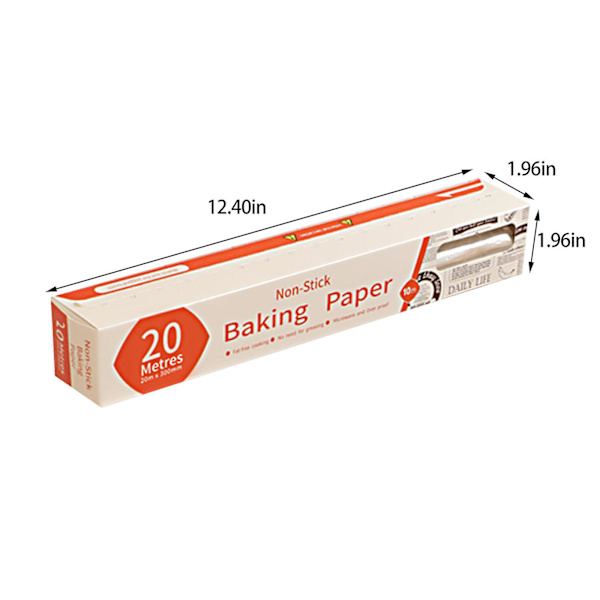 Tjocka Aluminiumfolie Rullar, Bakpapper, Kockklass Non-stick Fryer SpecialSilver
