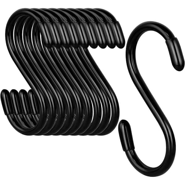 12 kpl vinyylipinnoitettuja S-koukkuja metallia S-koukut Heavy Duty S-koukut 12 kpl