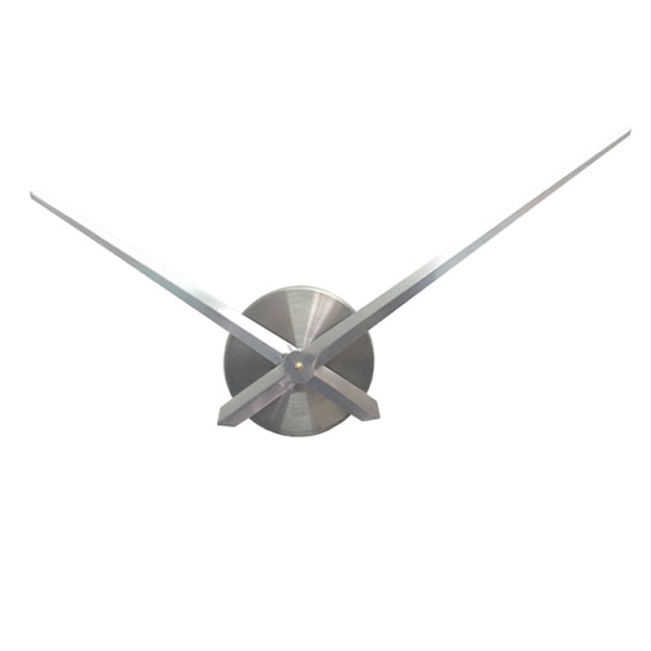 Silver Väggklocka Tillbehör, Högt Vridmoment Klockmekanism med 390 mm Stora Klockvisare (Skivdiameter 120cm)