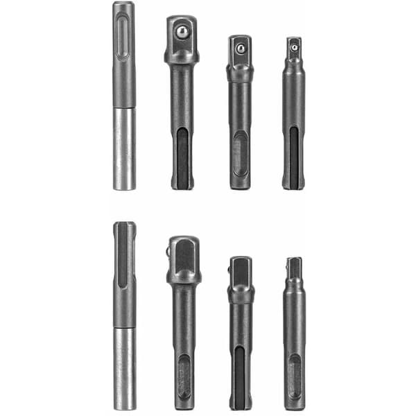 Sett med hylsenøkkeladaptere, 1/4\" sekskantadapter +