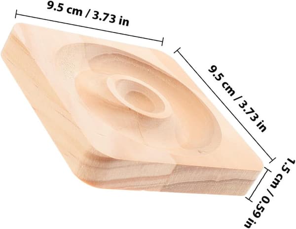Helmialusta Korujen Valmistusalusta Puu Bambu Design Excellence Monipuoliset Sovellukset Beige