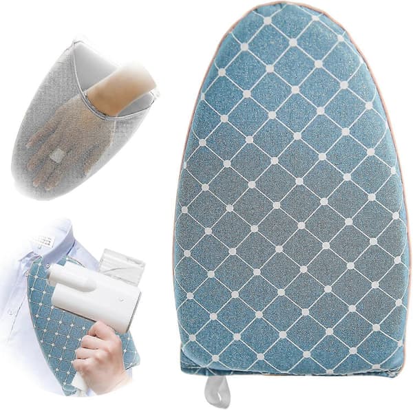 Steam Iron Glove, Steam Iron Mitten Handheld Ironing Board with Finger Loop