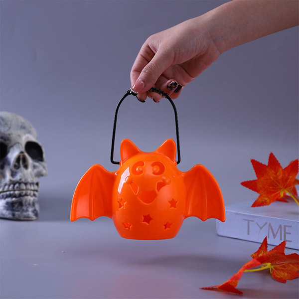 Halloween Pumpa Batlykta Dekoration Hemma Skräckrekvisita Barnleksaker
