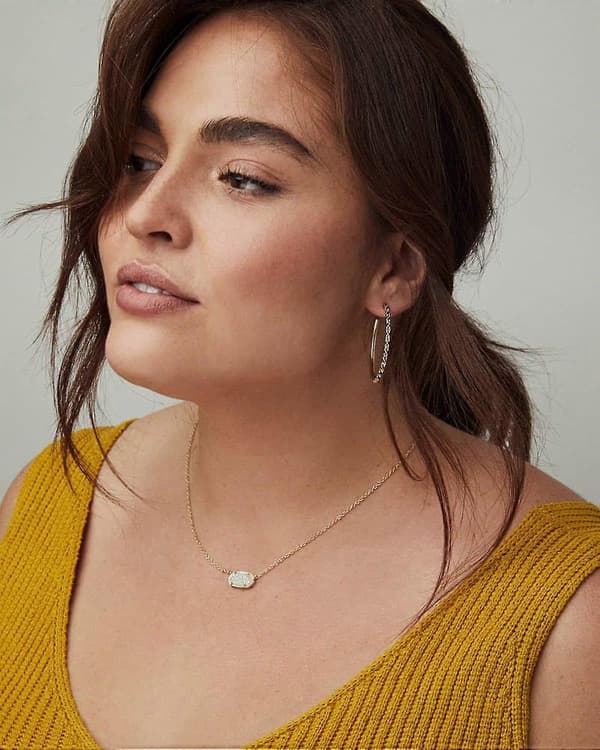 Halsband med berlock för kvinnor, modeaccessoar, 14k guldpläterat