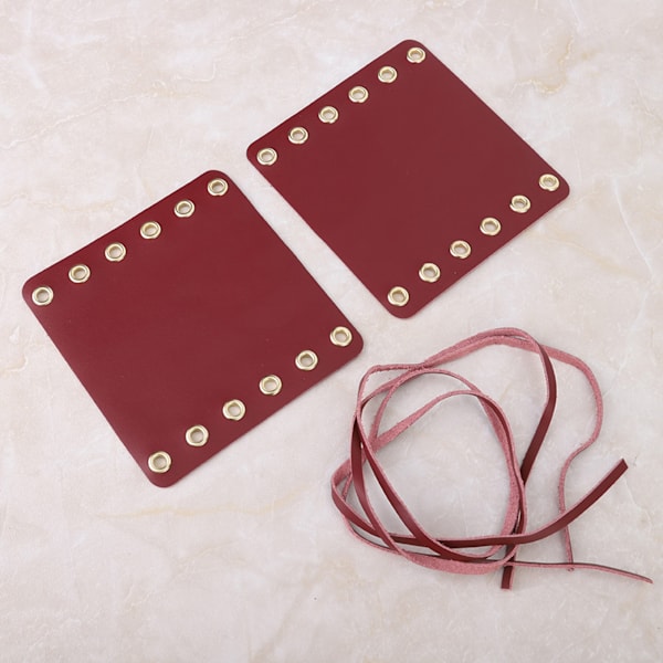 Motorcycle Leather Handlebar Red Modification Accessories