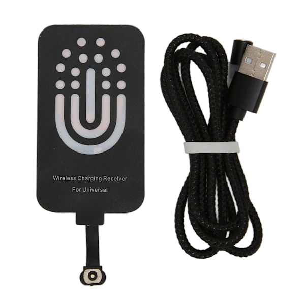 Thin Wireless Charging Receiver Type C Magnetic Suction Dual Function Wireless Charging Receiver Wireless Charging Pad Magnetic Back Plate
