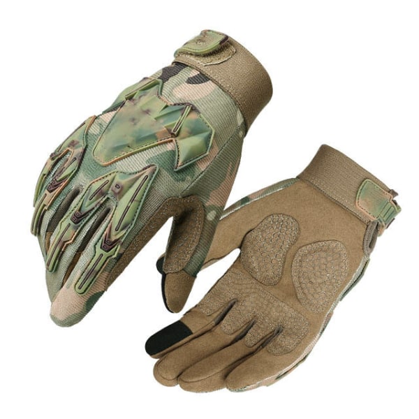 Taktiska handskar med säker passform, pekskärmskompatibla säkerhetshandskar för män, arbetshandskar med stötskydd och vibration