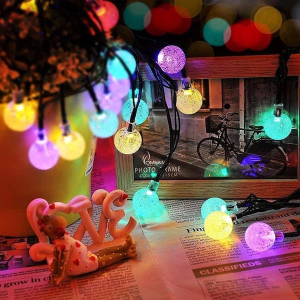 12M 100 LED Solar String Lights 8 Modes Waterproof Solar String Lights for Indoor Outdoor