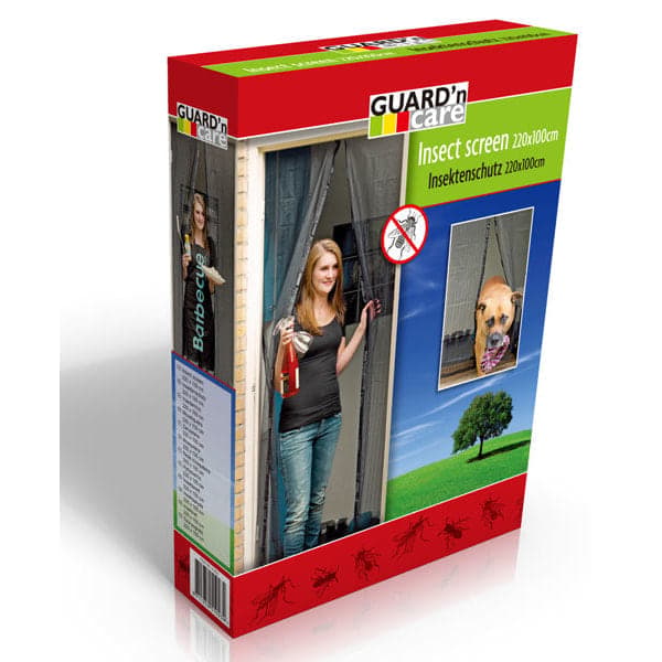 Magic Mesh Magnet Insect Net for Door WHITE - Extra Strong Magnet