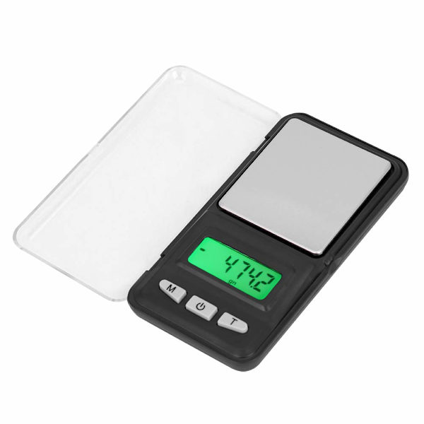 Digital fickvåg, 200 g / 0,01 g LCD-fickvåg, matvåg, digital gramvåg, balansvåg för att väga frukt och små livsmedel