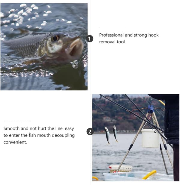 Fiskekrogfjerner Fiskekrogfjerner Blå Robust Afkoblingsanordning