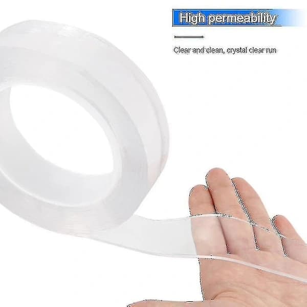 Strong Nano Seamless Waterproof Hook, Transparent Acrylic Adhesive, Double-Sided Tape