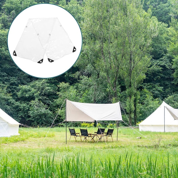 Klar PVC presen, tungt stoff, vanntett presen for drivhus, utendørs telt, klar presen for camping Transparent 100X100X2CM