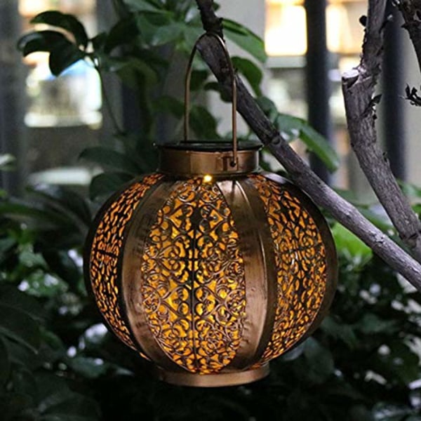 Smijern Hult Solcelle Gresskar Lampe Utendørs Hage Lampe Vanntett Dekorativ Lampe