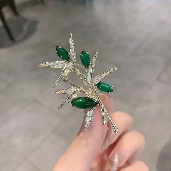 Smykkelott 5 stk Crystal Rhinestones Blomsterbrosjepinnesett for DIY bryllupsbuketter dekorasjon (5 stk)