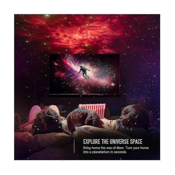 Star Projector Galaxy Night Light - Astronaut Space Projector, Starry Ceiling Lamp With Timer Remote Control GuanGuan