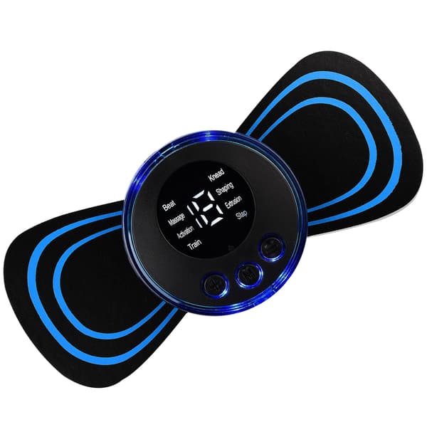 Mini Massage Unit 10 Intensity Levels 5 Modes Rechargeable Low Frequency TENS Cervical Pillow