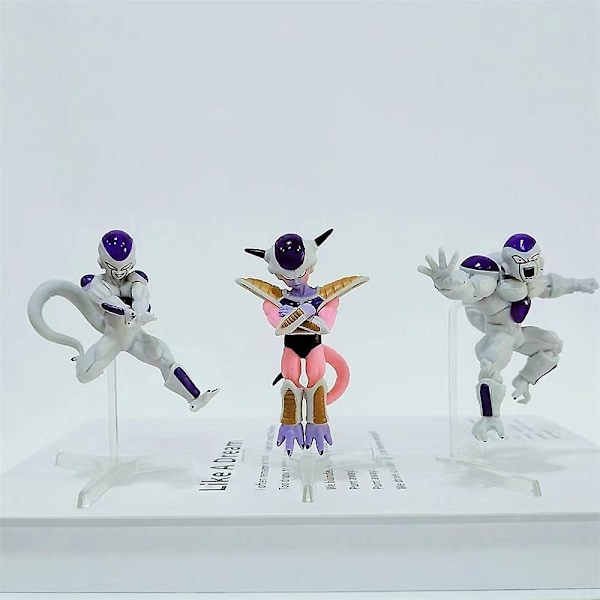 8 stk./sæt Dragon Ball Z Frieza Anime Figur Legetøj Sæt Samlerobjekter Dukker Boligindretning Gaver Til Børn Voksne
