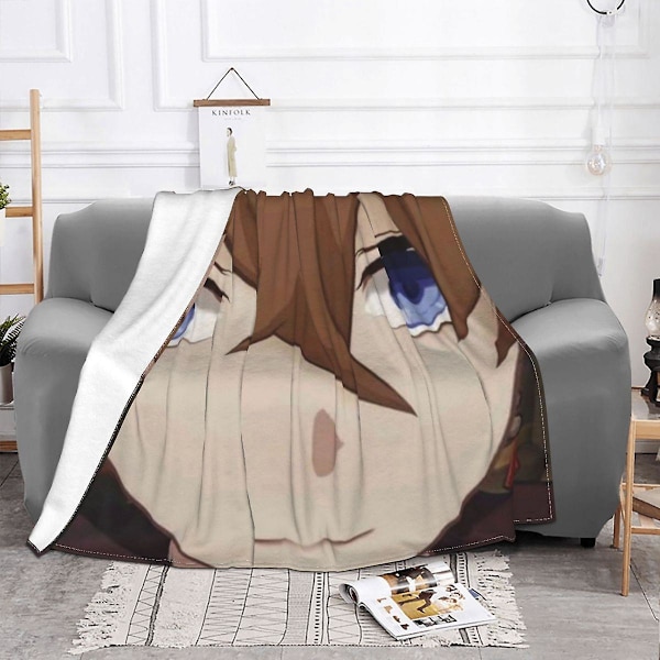 Childe Genshin Impact tæppe - Flannel Ajax efterår anime åndbar super varm tæppe til sengetøj rejse sengetøj kaster