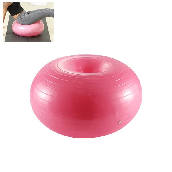Inflatable Yoga Ball for Core Training Stability Balance Pilates Exercise with Pump